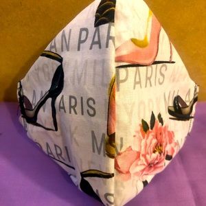 Homemade washable fabric face mask